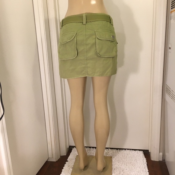 Armani Exchange Skirt Size 8 With Belt Green - Picture 2 of 8